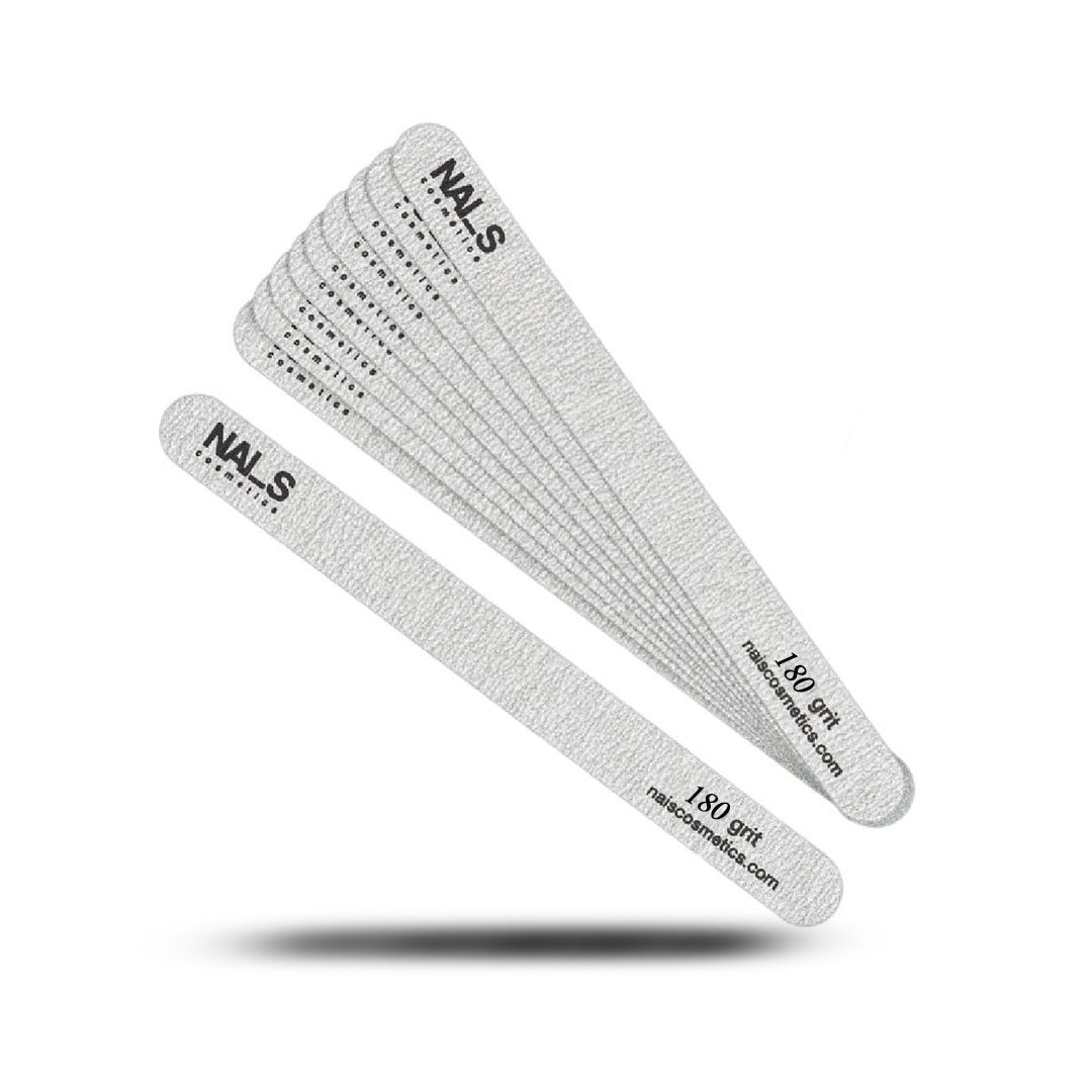 ADHESIVE File Straight #180 Grit - 10pcs