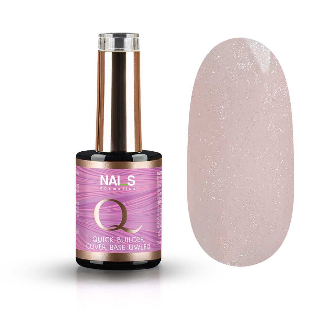 BIAB Quick Builder Cover Base Sweet Dream with Shimmer - 15ml