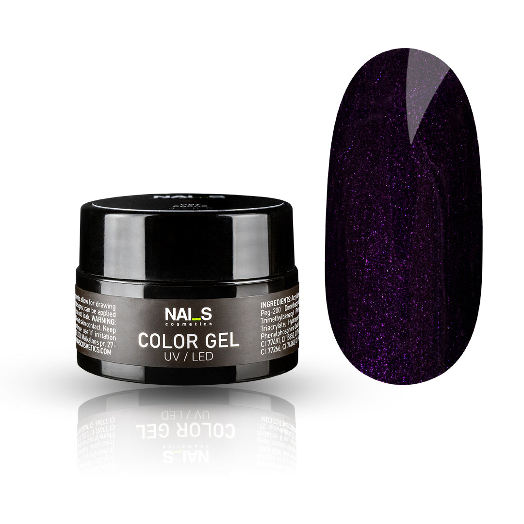 Color Gel 4108 Dark Violet Pearl - 5ml