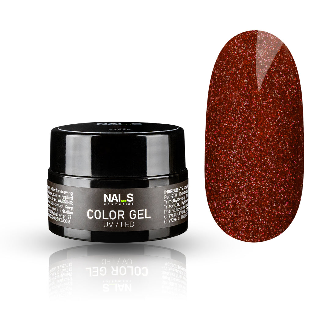 Color Gel 5341 Sparkly Red - 5ml