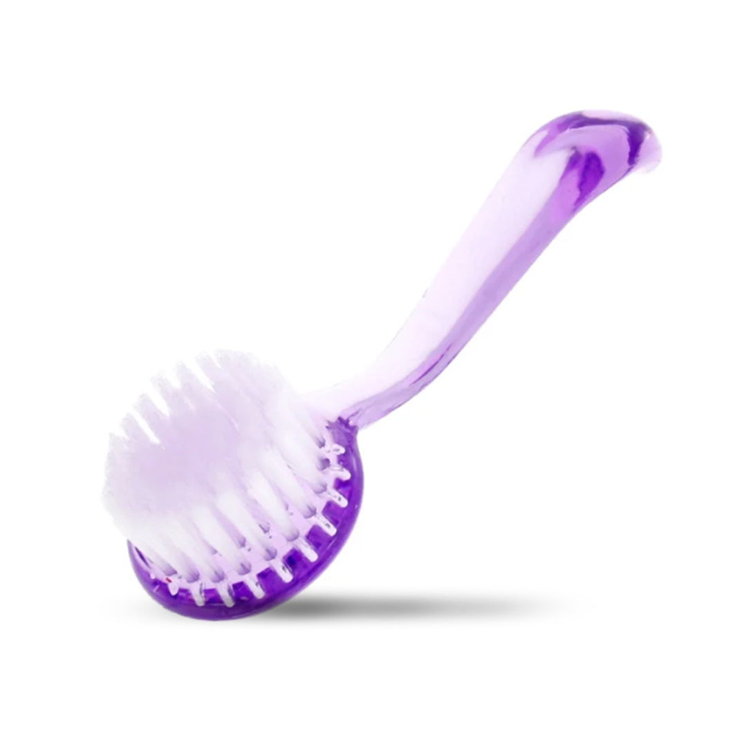 Nail Dust Brush with cap - Purple