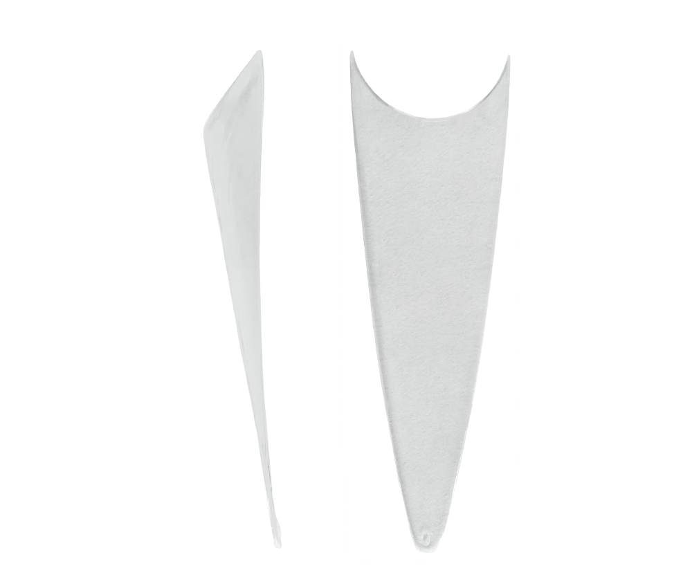 Nail Tips Stiletto Half - Clear - 240 stuks