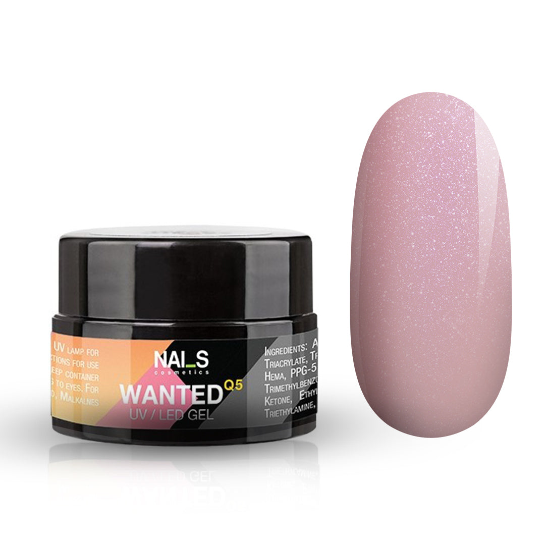 WANTED Q5 Builder Gel Nude Sparkle - 5 ml
