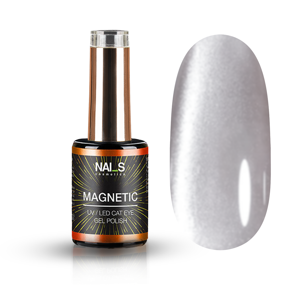 Gel Polish MAGNETIC Satin Silver 01 - 12ml