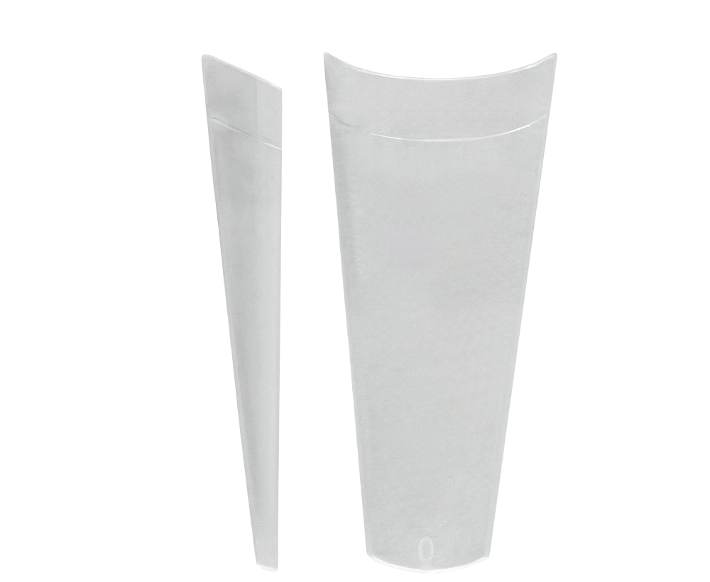 Nail Tips Ballerina Half - Clear - 240 stuks.