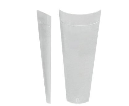 Nail Tips Ballerina Half - Clear - 240 stuks.