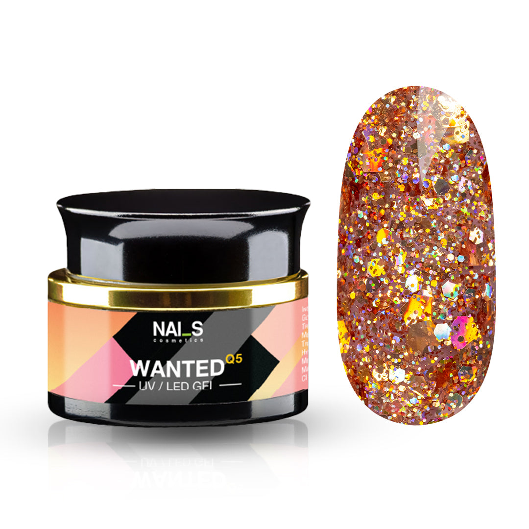 WANTED Q5 Builder Gel Diamond Gold - 15 ml